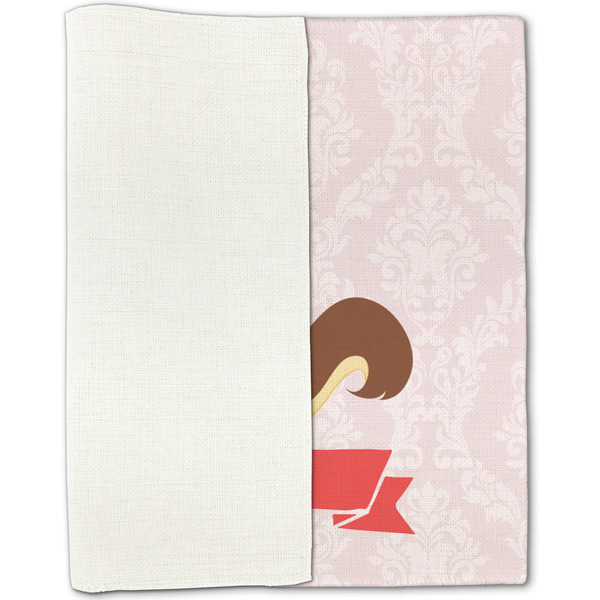 Chipmunk Couple Linen Placemat - Folded Half