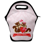 Chipmunk Couple Lunch Bag w/ Couple's Names
