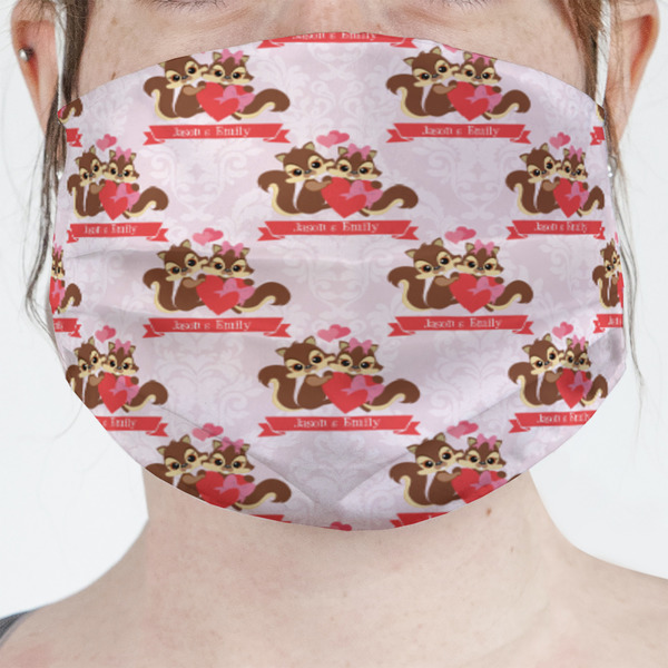 Custom Chipmunk Couple Face Mask Cover (Personalized)