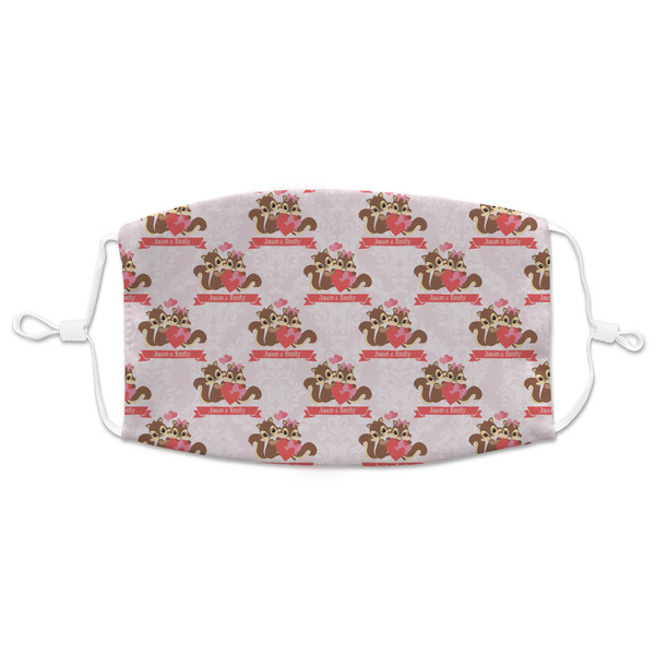 Custom Chipmunk Couple Adult Cloth Face Mask - XLarge (Personalized)