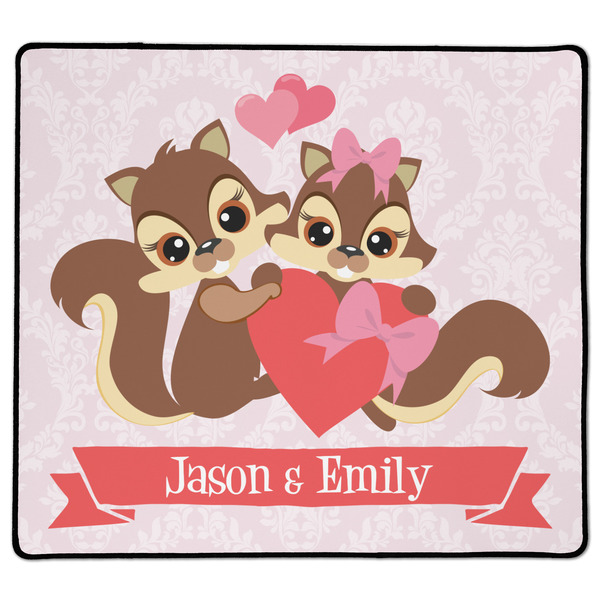 Custom Chipmunk Couple XL Gaming Mouse Pad - 18" x 16" (Personalized)