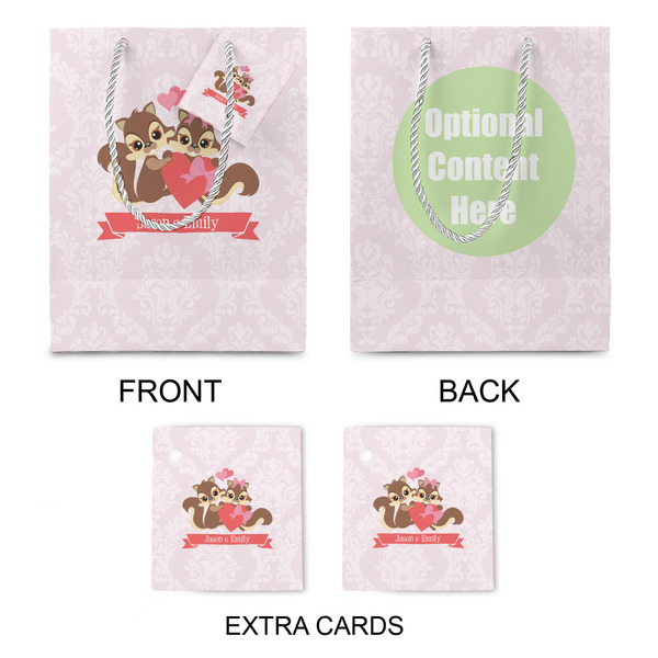 Chipmunk Couple Medium Gift Bag - Approval