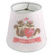 Chipmunk Couple Poly Film Empire Lampshade - Angle View