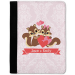 Chipmunk Couple Notebook Padfolio - Medium w/ Couple's Names