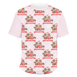 Chipmunk Couple Men's Crew T-Shirt (Personalized)