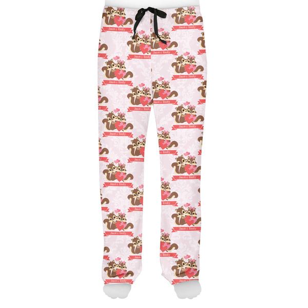 Chipmunk Couple Men's Pjs Front - on model