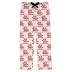 Chipmunk Couple Mens Pajama Pants - M (Personalized)