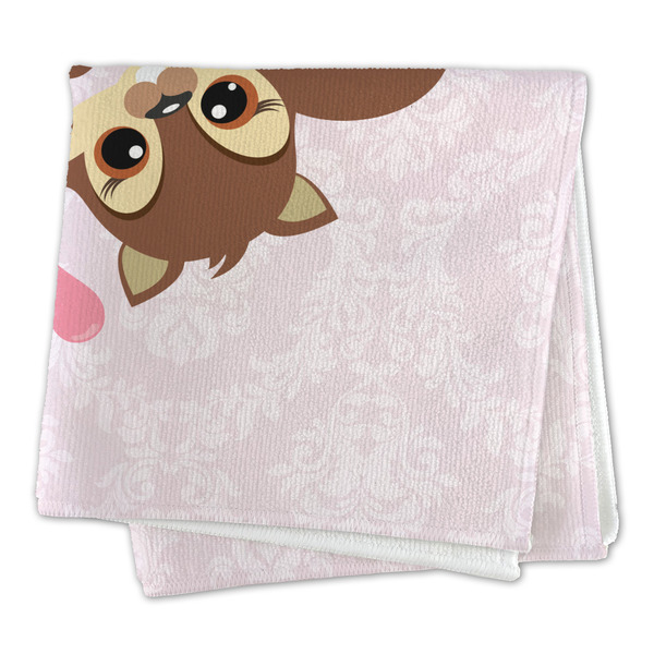 Chipmunk Couple Microfiber Dish Rag - FOLDED (square)