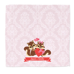 Chipmunk Couple Microfiber Dish Rag (Personalized)