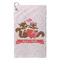 Chipmunk Couple Microfiber Golf Towel - Small (Personalized)