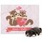 Chipmunk Couple Dog Blanket (Personalized)