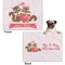 Chipmunk Couple Microfleece Dog Blanket - Regular - Front & Back