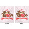 Chipmunk Couple Minky Blanket - 50"x60" - Double Sided - Front & Back