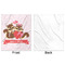 Chipmunk Couple Minky Blanket - 50"x60" - Single Sided - Front & Back