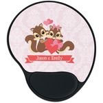 Chipmunk Couple Mouse Pad with Wrist Support