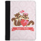 Chipmunk Couple Padfolio Clipboards - Small - FRONT