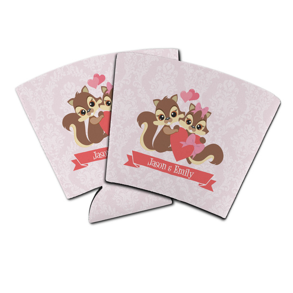 Custom Chipmunk Couple Party Cup Sleeve (Personalized)