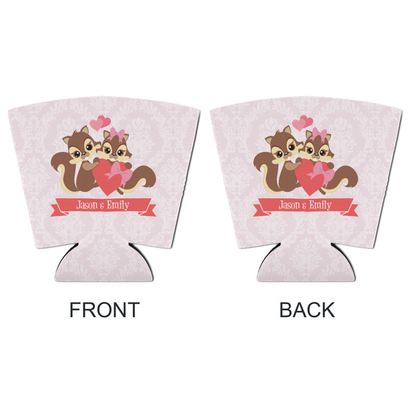Chipmunk Couple Party Cup Sleeves - with bottom - APPROVAL