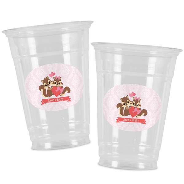 Chipmunk Couple Party Cups - 16oz - Alt View