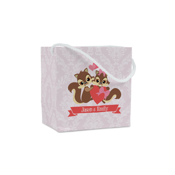 Custom Chipmunk Couple Party Favor Gift Bags - Gloss (Personalized)