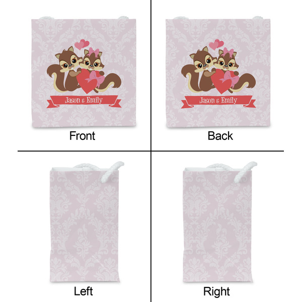 Chipmunk Couple Party Favor Gift Bag - Matte - Approval