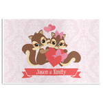 Chipmunk Couple Disposable Paper Placemats (Personalized)