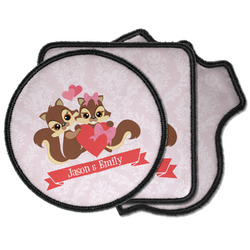 Chipmunk Couple Iron on Patches (Personalized)