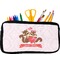 Chipmunk Couple Neoprene Pencil Case - Small w/ Couple's Names