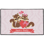 Chipmunk Couple Door Mat - 60"x36" (Personalized)
