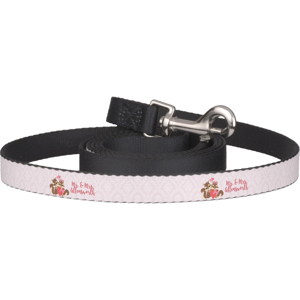Custom Chipmunk Couple Dog Leash (Personalized)