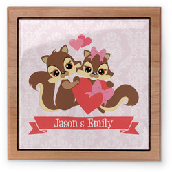 Chipmunk Couple Pet Urn w/ Couple's Names