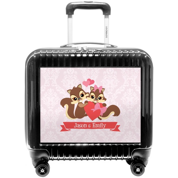 Custom Chipmunk Couple Pilot / Flight Suitcase (Personalized)