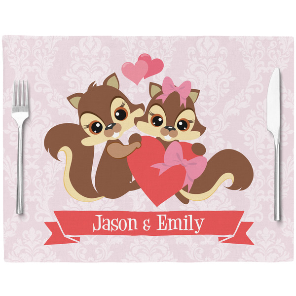 Chipmunk Couple Placemat with Props