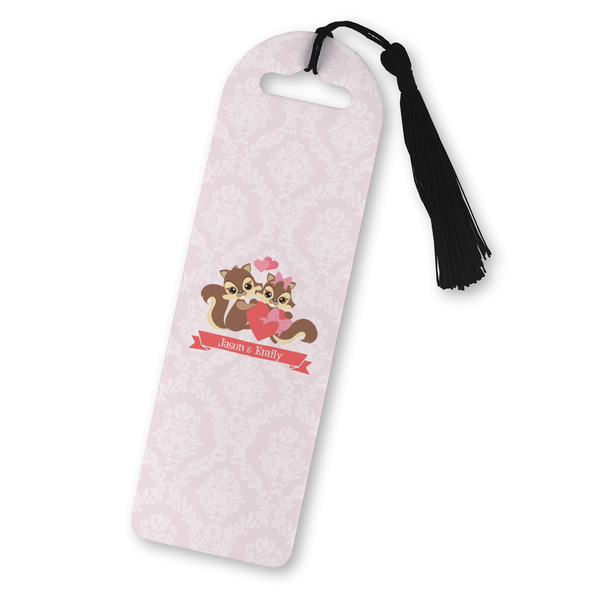 Custom Chipmunk Couple Plastic Bookmark (Personalized)