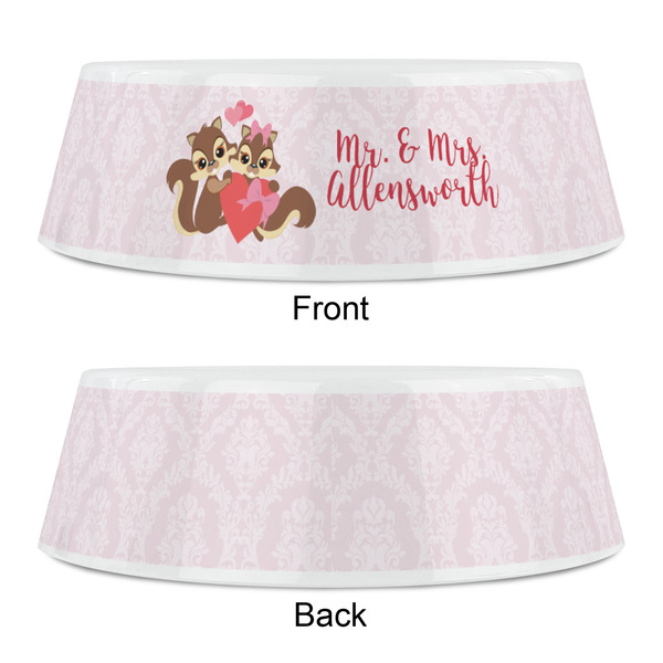 Chipmunk Couple Plastic Pet Bowls - Small - APPROVAL