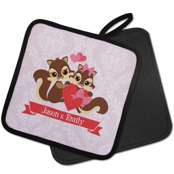 Chipmunk Couple Pot Holders - PARENT MAIN