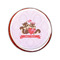 Chipmunk Couple Printed Icing Circle - Small - On Cookie