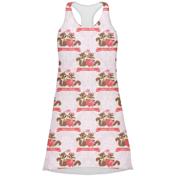 Custom Chipmunk Couple Racerback Dress - Small (Personalized)