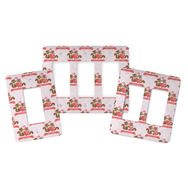 Chipmunk Couple Rocker Light Switch Covers - Parent - ALL VARIATIONS