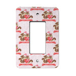 Chipmunk Couple Rocker Style Light Switch Cover (Personalized)