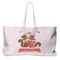 Chipmunk Couple Large Rope Tote Bag - Front View