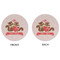 Chipmunk Couple Round Linen Placemats - APPROVAL (double sided)
