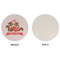 Chipmunk Couple Round Linen Placemats - APPROVAL (single sided)