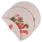 Chipmunk Couple Round Linen Placemat - Double Sided - Set of 4 (Personalized)