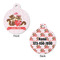 Chipmunk Couple Round Pet ID Tag - Large - Approval