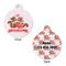 Chipmunk Couple Round Pet Tag - Front & Back