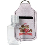Chipmunk Couple Hand Sanitizer & Keychain Holder - Small (Personalized)