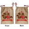 Chipmunk Couple Santa Sack - Front & Back (Personalized)