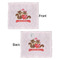 Chipmunk Couple Security Blanket - Front & Back View