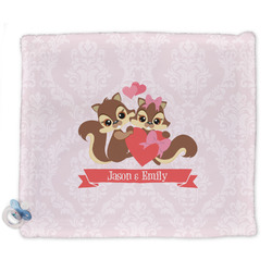 Chipmunk Couple Security Blankets - Double Sided (Personalized)